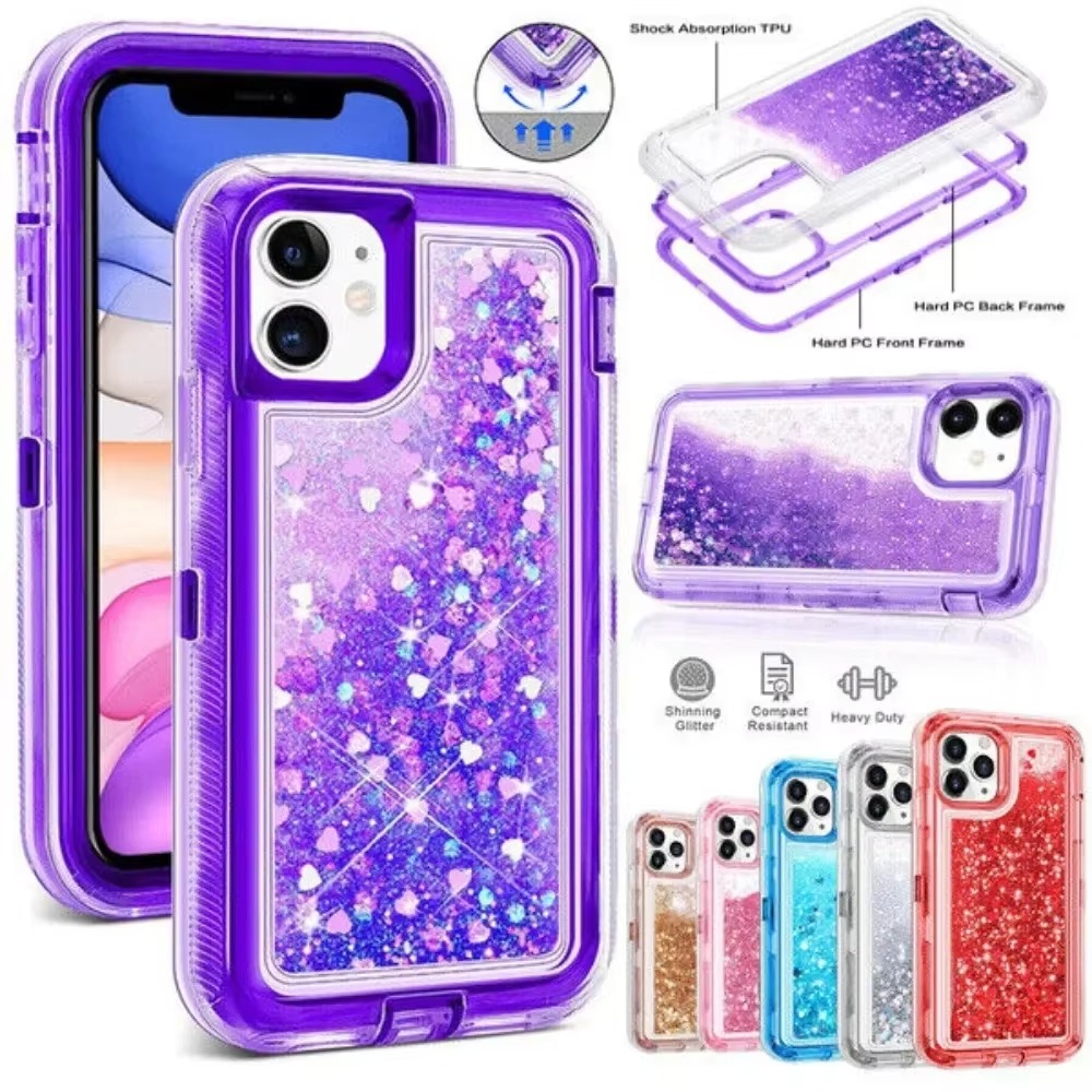 Fragance X - Glitzernde Dynamische Flüssig-Quicksand-Hülle für iPhone 17
