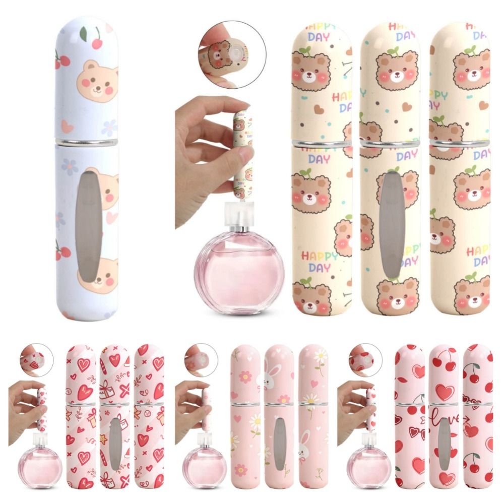 Perfume Fragrance Booster - 5ml Mini-Parfümflasche Nachfüllbarer Sprühzerstäuber Drehbare Flasche